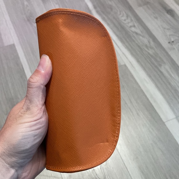 New Tory Burch Sunglasses Glasses Case Saffiano Leather - Picture 5 of 5